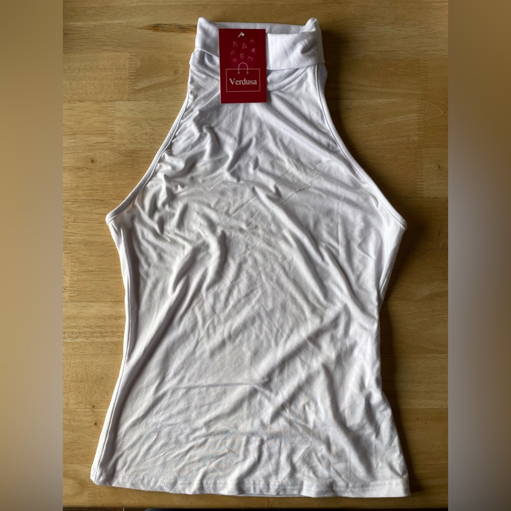 Verdusa White Tank Top